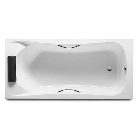 Roca BeCool 1800 x 800mm Rectangular Acrylic Bath with Grips