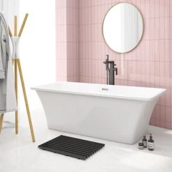 Arezzo 1700 x 750 Modern Square Roll Top Bath