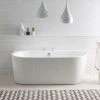BC Designs Ancora Back To Wall Modern Bath 1640 x 590mm