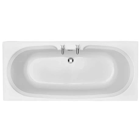 Heritage Dorchester Double Ended 2TH Bath with Solid Skin (1800x800mm) - Image 3