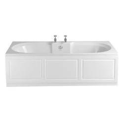 Heritage Dorchester Double Ended 2TH Bath with Solid Skin (1800x800mm)