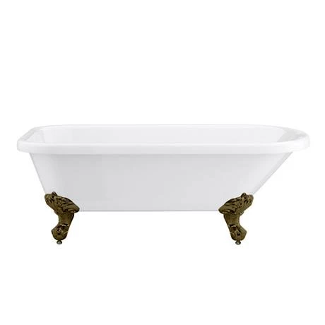 Bromley 1780 Single Ended Roll Top Bath + Antique Brass Leg Set - Image 2