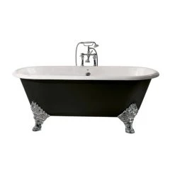 Heritage Grand Buckingham Roll Top Cast Iron Bath (1780x800mm) with Feet