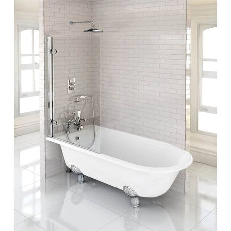 Burlington Hampton LH 1700 x 750mm Showering Bath + Legs - Image 6