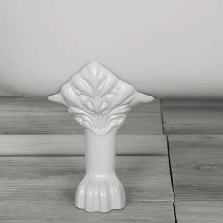 Hurlingham Berwick Cast Iron Roll Top Bath (1720x680mm) with Feet - Image 2