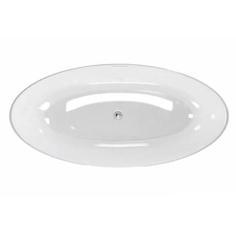 Clearwater - Lacrima Natural Stone Bath Hand Polished White - 1690 x 800mm - N12 - Image 2