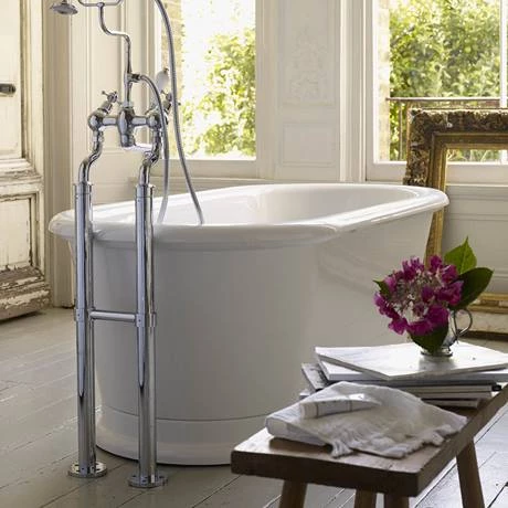 Burlington London 1800 x 850mm Round Soaking Tub - E18 - Image 4