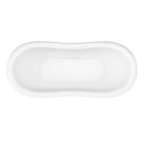 Earl 1750 Double Ended Roll Top Slipper Bath + Antique Brass Leg Set - Image 3