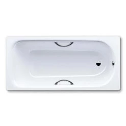 Kaldewei Eurowa 1700 x 700mm Steel Enamel Bath with Twin Grip Handles