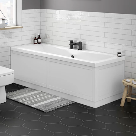 Keswick White 1700 x 700 Double Ended Bath inc. Front + End Panels