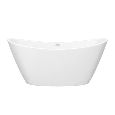Sofia 1700 x 800mm Modern Double Ended Freestanding Bath - Image 2