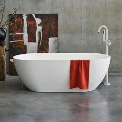 Crosswater MPRO Grande Stone Gloss Freestanding Bath (1690 x 800mm)