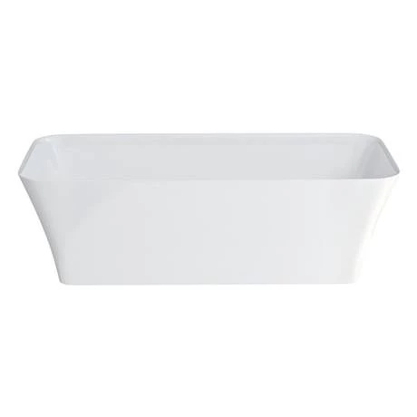 Clearwater Palermo Natural Stone Bath Hand Polished White - 1790 x 750mm - Image 3