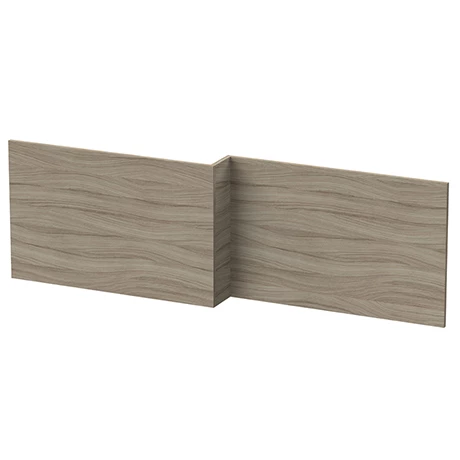 Hudson Reed Driftwood 1700 Square Shower Bath Front Panel - OFF273