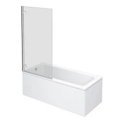 Nuie Square Hinged Linton Shower Bath