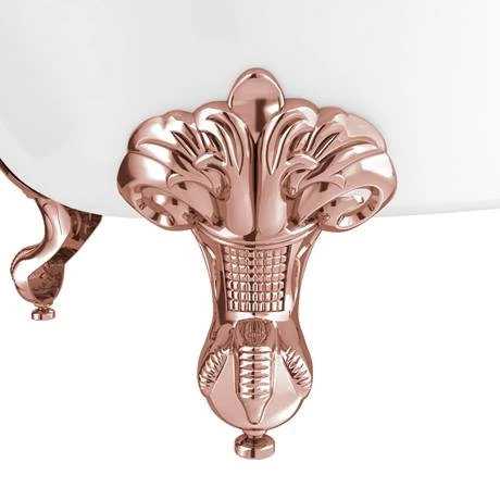Appleby 1700 Roll Top Shower Bath + Rose Gold Leg Set - Image 2