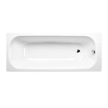 Aurora 1500 x 700mm 0TH Steel Enamel Bath - Image 2