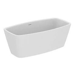 Ideal Standard Adapto 1550 x 800mm Freestanding Double Ended Bath with Clicker Waste - T465801