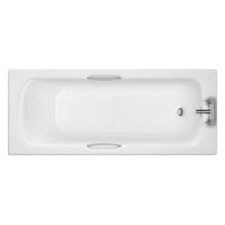 Trojan Granada II 2TH Acrylic Anti-Slip Bath with Twin Grip